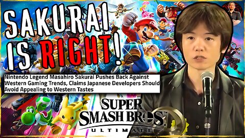 Super Smash Bros Director is RIGHT to Ignore WOKE Western Gaming!