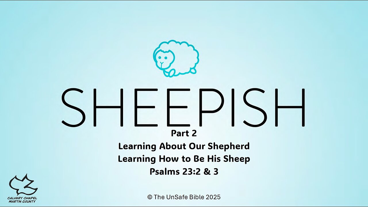 Psalm 23:2-3 Sheepish Part 2