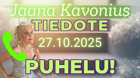 Jaana Kavonius soittaa - LEHDISTÖTIEDOTE ENKUKSI