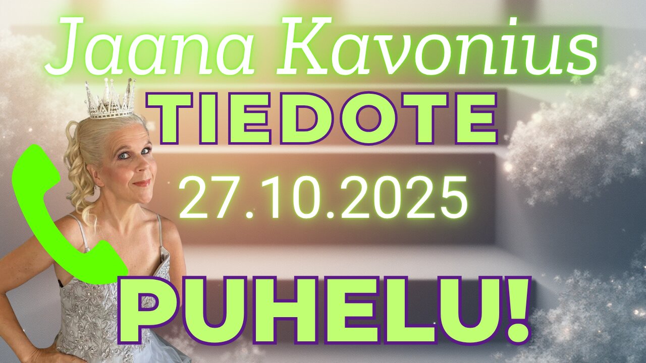 Jaana Kavonius soittaa - LEHDISTÖTIEDOTE ENKUKSI