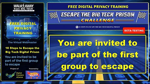 Be part of the first group to escape - Beta-testing Invitation