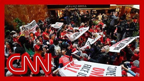 Jewish protesters arrested after storming Trump Tower