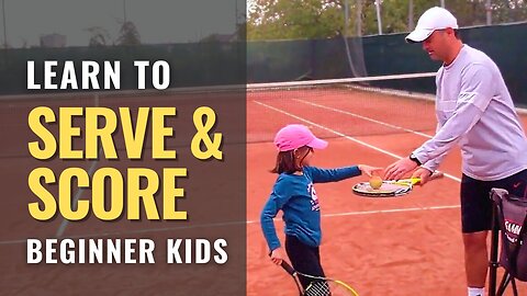 Coaches & Parents - Try This Tennis Serve Game with Your Kids!