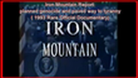 "Unveiling the Iron Mountain Report: A Chilling Dive into Planned Genocide & Tyranny"