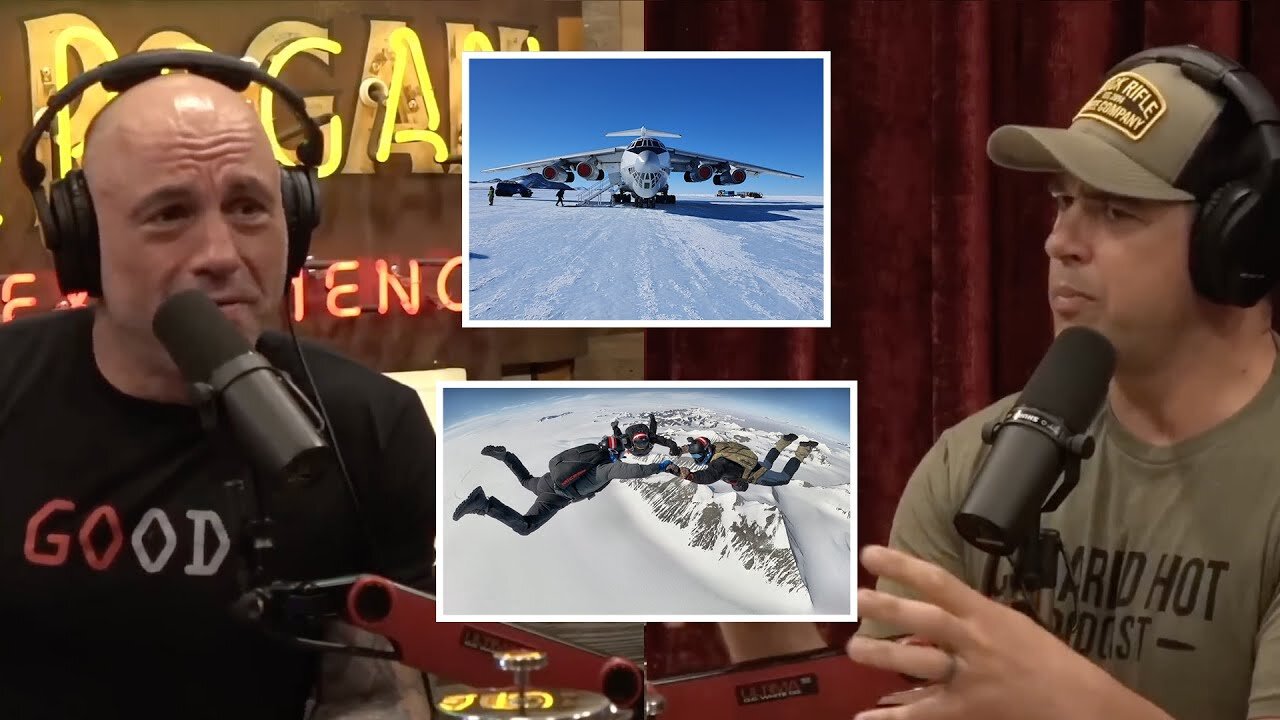 ❄️ Joe Rogan & Andy Stumpf Talk Skydiving Into Remote Antarctica Camp | JRE #1996