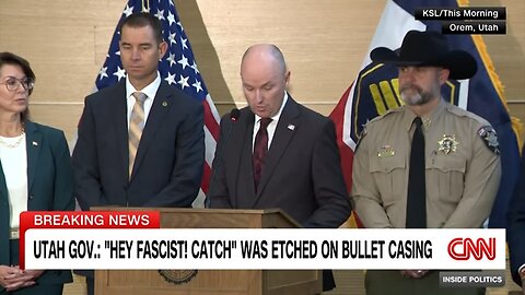 Utah governor: ‘Hey fascist! Catch!’ was etched on bullet casing