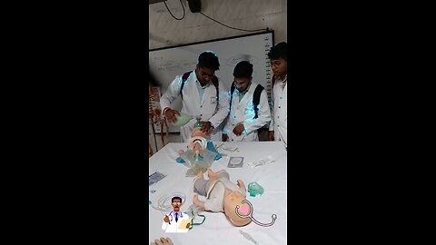 medical student on duty