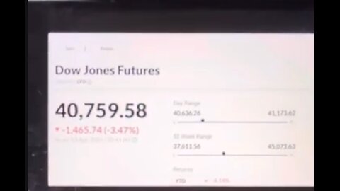 BREAKING NEWS‼️LIVE STOCK MARKET CRASH! DOW JONES DOWN 1,500 POINTS & DROPPING!!