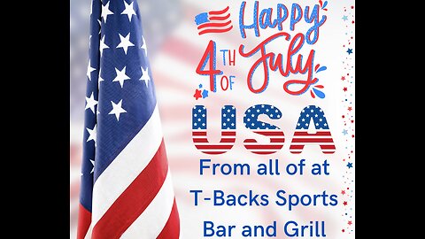 T-Backs Sports Bar and Grill Sports Schedule and Chicken Fajitas special for Friday July 04, 2025