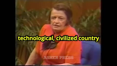Ayn Rand: The Arabs are "a group of primitive savages" (1979)