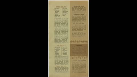 The Collectors Cook Book Stews by Woman's Day