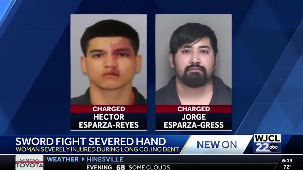 Two Third-World Illegal Aliens With Swords Chop off Woman’s Hand in Georgia