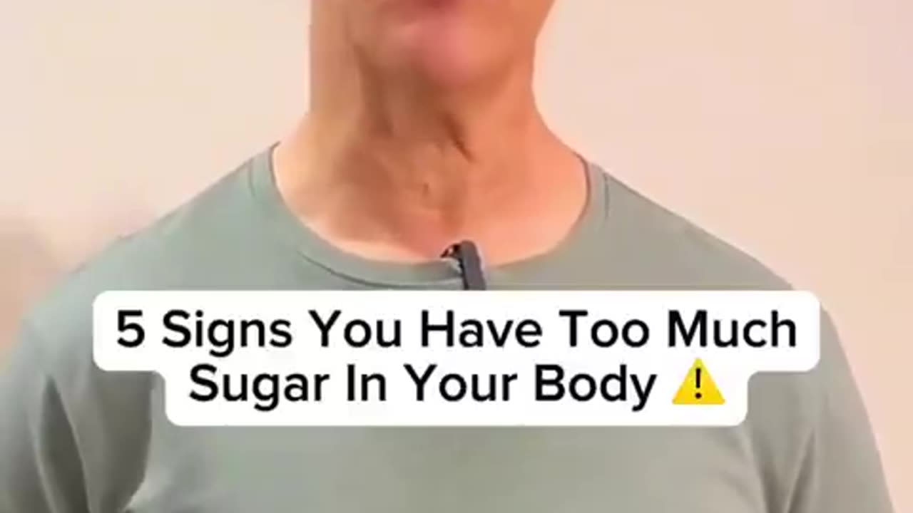 5 Signs you have too much sugar in your body...