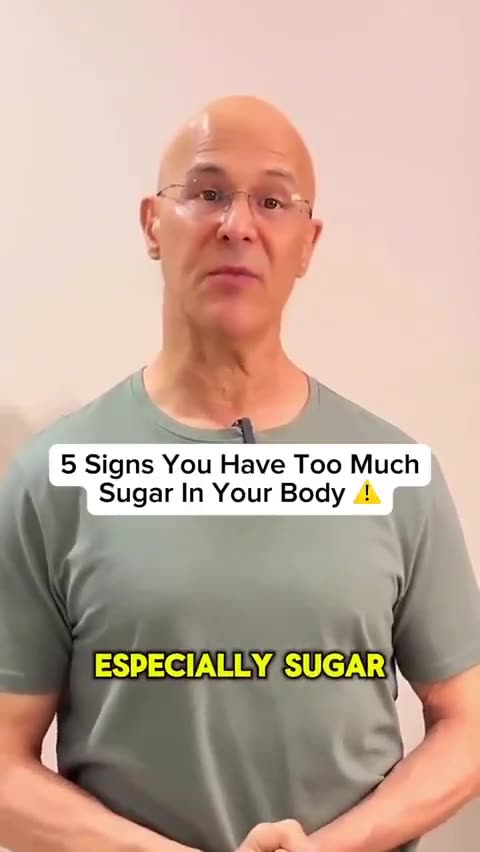 5 Signs you have too much sugar in your body...