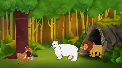 The Lion, The Mouse and The Sleepy Bear _ Bedtime Stories for Kids _ Animated Fairy Tales