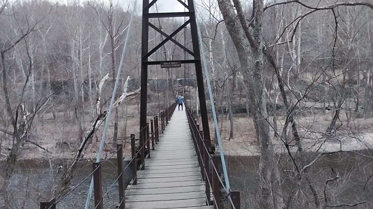 Patapsco Valley State Park Swinging Bridge