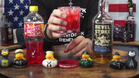 Donnie Hicks - Revel Stoke Smoked Vanilla Whiskey & Mtn Dew Trolli Cherry Lemon 0 sugar Soda