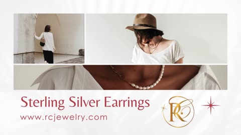 Elegant Sterling Silver Earrings Collection - www.rcjewelry.com