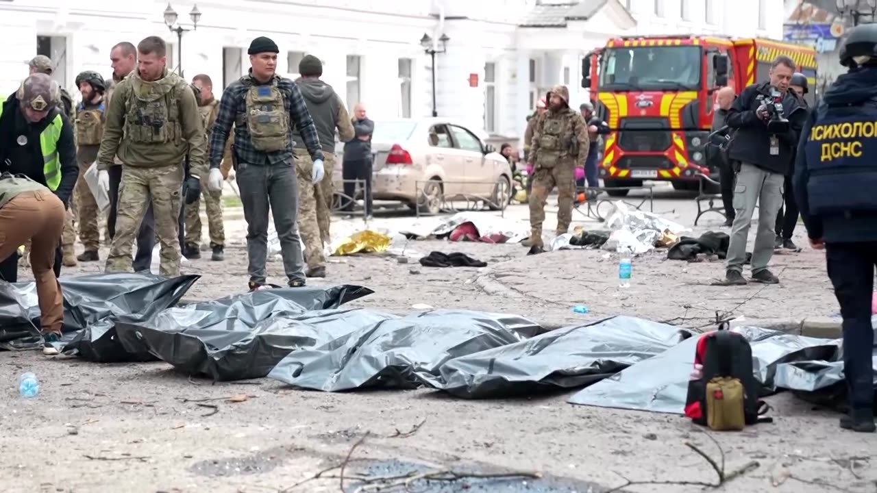 'All of them were dead,' says paramedic recalling Sumy attack