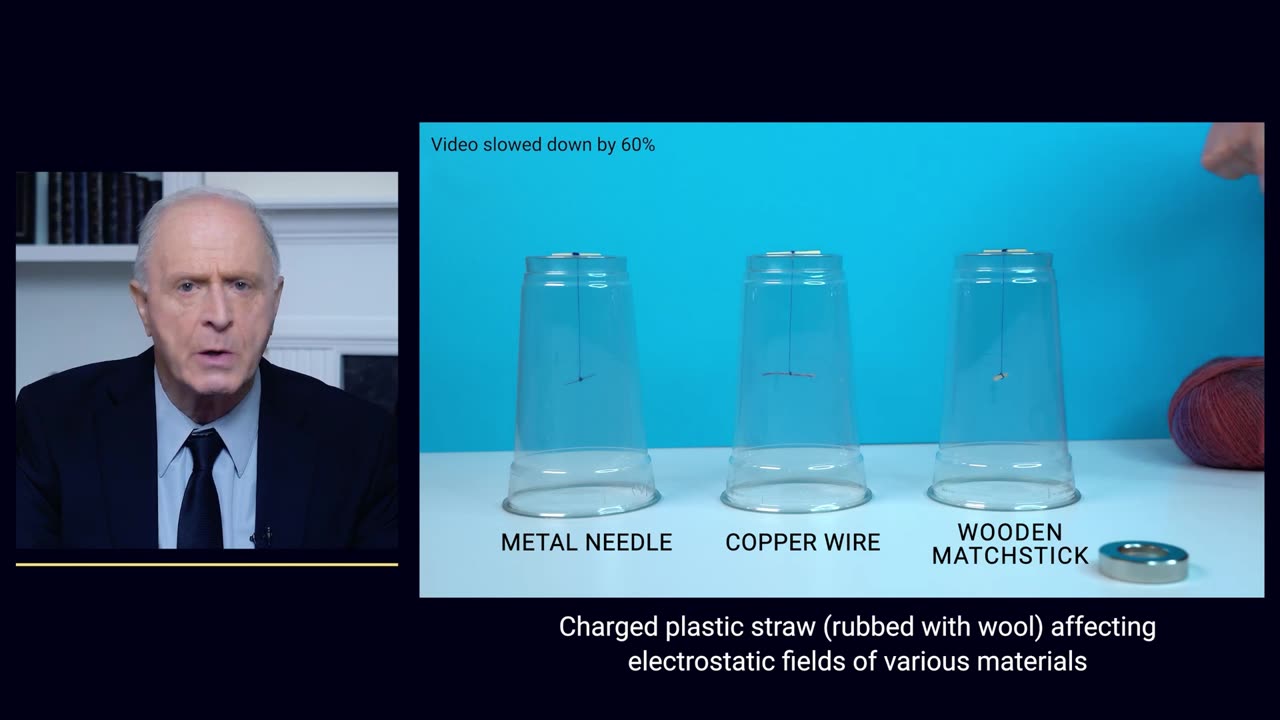 An experiment to clearly demonstrate this fundamental property of plastic.