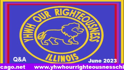Sabbath with YHWH OUR RIGHTEOUSNESS Chicago [Saturday, May 24, 2025] 10:00 a.m. Central/11:00 a.m. Eastern (Jews are Edomites, descendants of Esau. Jews are not Yisraelites)