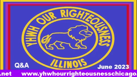 Sabbath with YHWH OUR RIGHTEOUSNESS Chicago [Saturday, May 24, 2025] 10:00 a.m. Central/11:00 a.m. Eastern (Jews are Edomites, descendants of Esau. Jews are not Yisraelites)