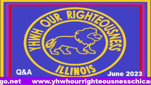 Sabbath with YHWH OUR RIGHTEOUSNESS Chicago [Saturday, May 24, 2025] 10:00 a.m. Central/11:00 a.m. Eastern (Jews are Edomites, descendants of Esau. Jews are not Yisraelites)