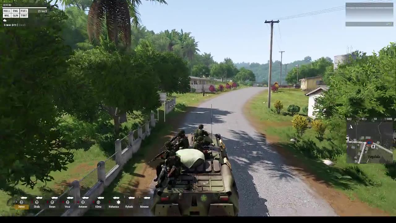 Arma 3: Multiplayer game, playing as Chernarus Naval Infantry commander