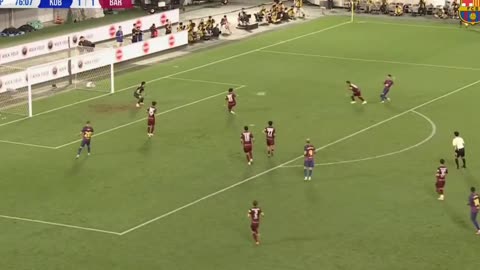 Roony Bardghji debut goal at Barcelona