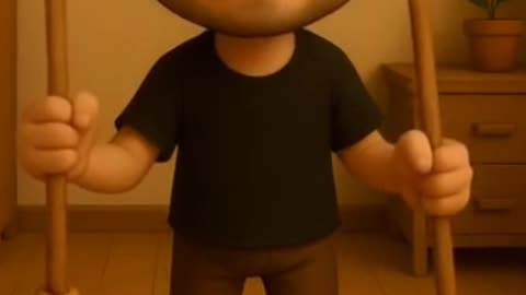 Cartoon 3D cleaning