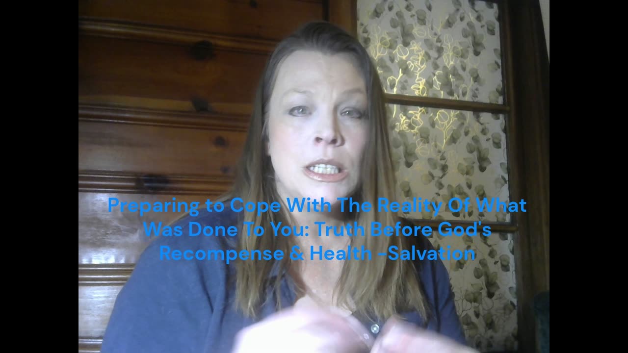 Truth Before Recompense & Healing -Salvation