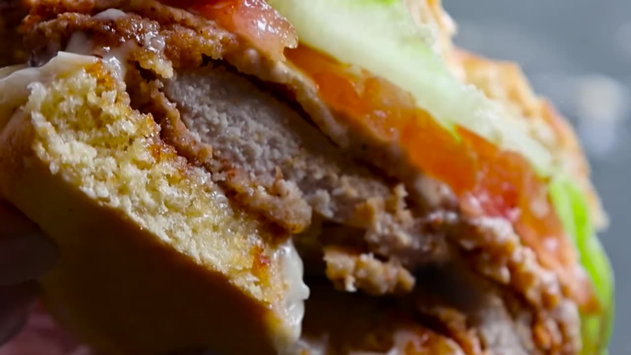 Afternoon_Tea_Sandwich_made_with_French_Brioche_Bagel__#shorts