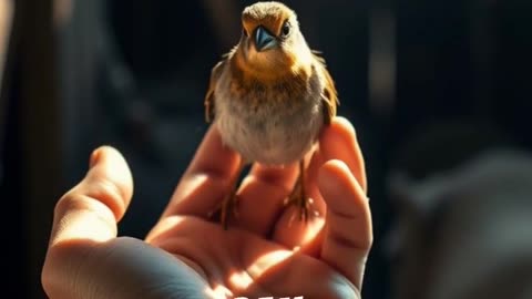 Un pájaro en la mano