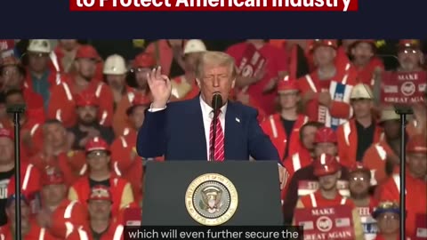 HUGE ANNOUNCEMENT President Trump Doubles Steel Tariffs to 50% to Protect American Industry