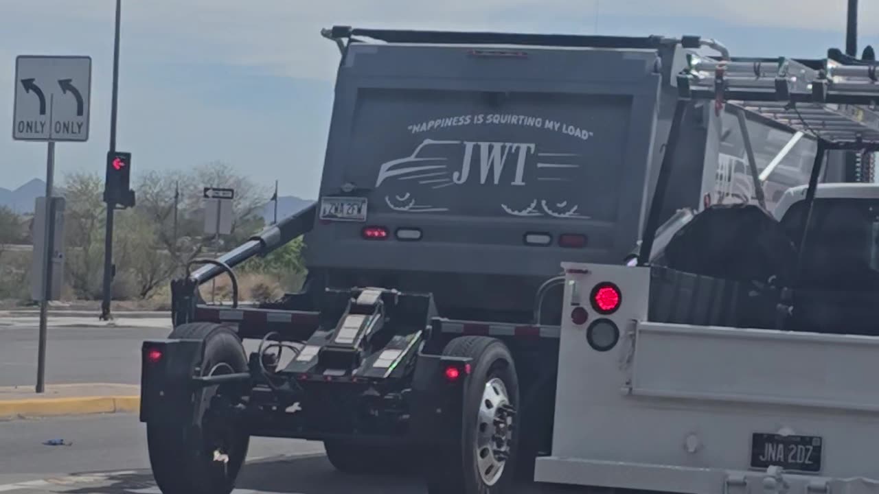 Truck Has an Interesting Slogan