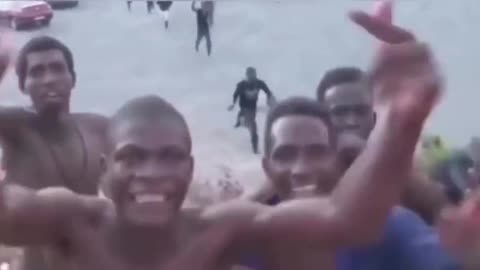 THE JOY OF THE NIGGER WHEN SUCCESSFULLY CLIMBED SOME FUCKING FENCES AND INVADED YOUR WHITE COUNTRY