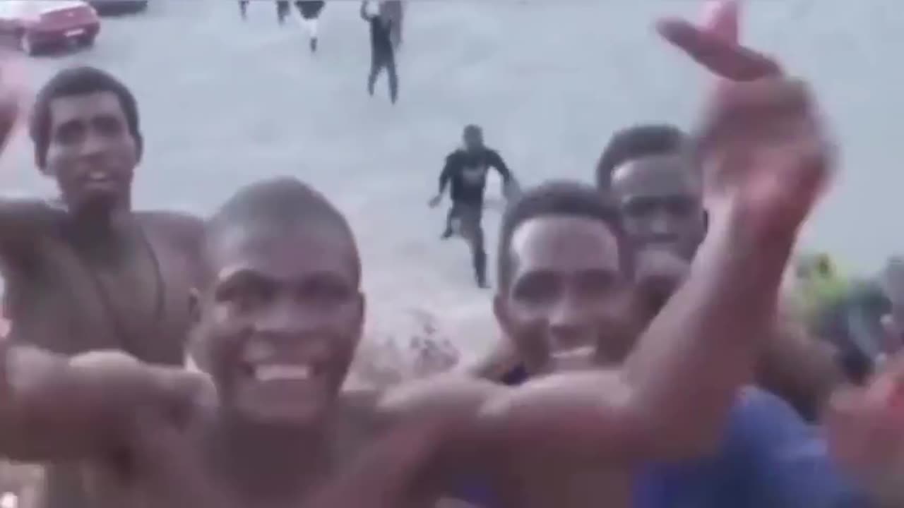 THE JOY OF THE NIGGER WHEN SUCCESSFULLY CLIMBED SOME FUCKING FENCES AND INVADED YOUR WHITE COUNTRY