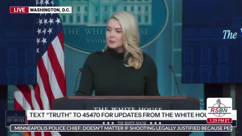 FULL: Karoline Leavitt Holds a Press Briefing Addressing ICE Operations in Minnesota - 01/26/26