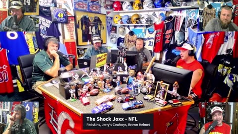 NFL - Redskins, Jerry's Cowboys, Browns Helmet - THE SHOCK JOXX 7/26/25
