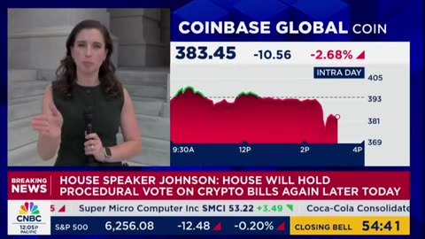Break news: CNBC reports the US House may vote again on 3 major crypto bills "later this afternoon"