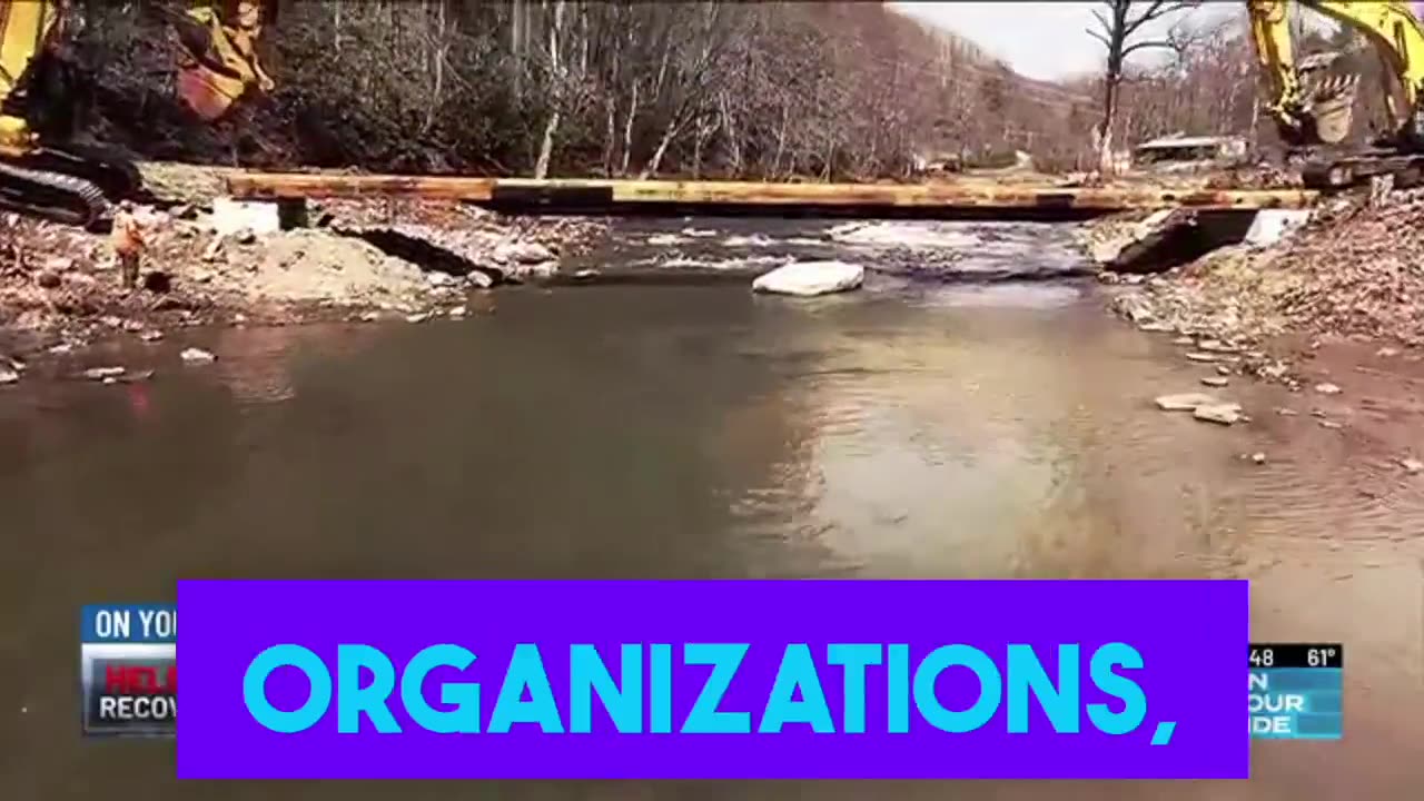 A group of families in Western NC cut off from the world... have a new bridge!