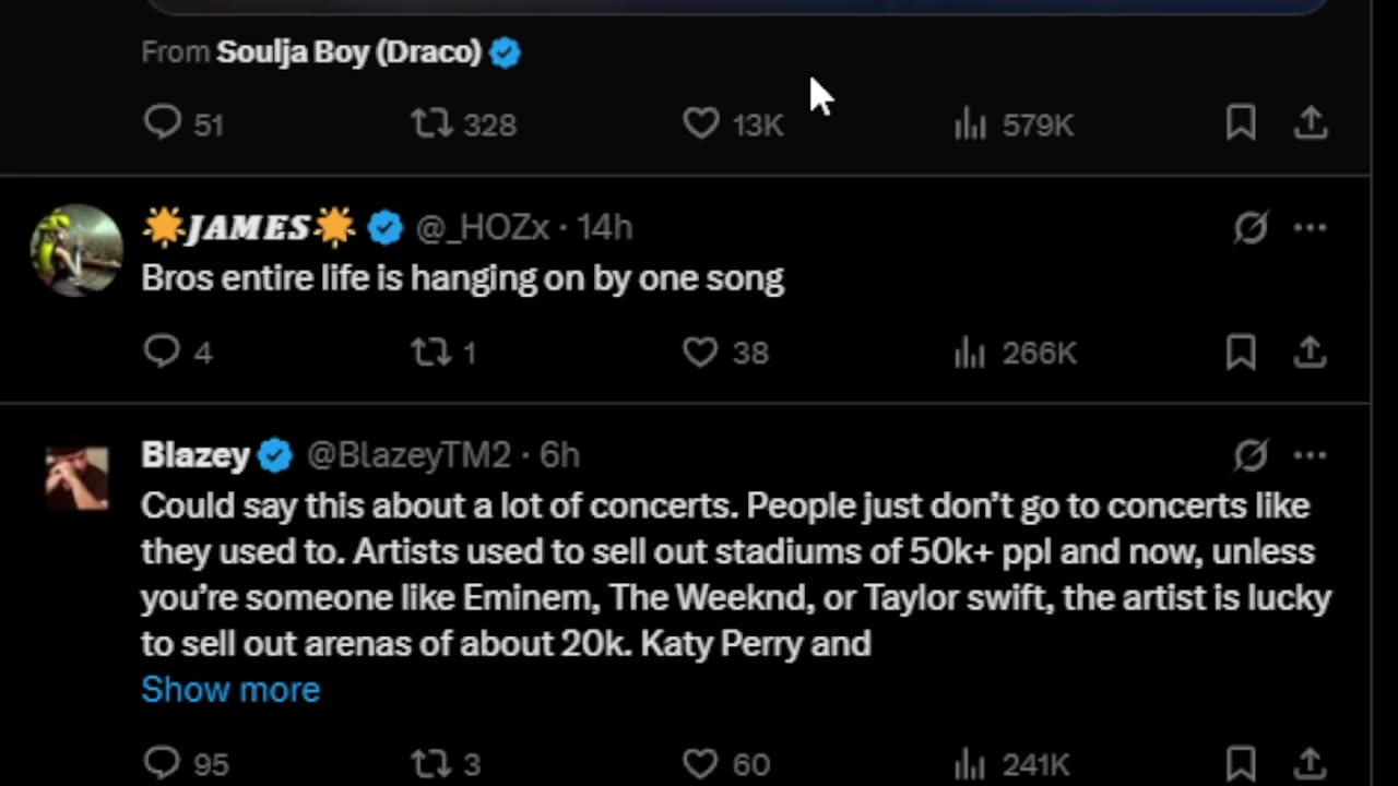 Bros entire life is hanging on by one song Soulja Boy