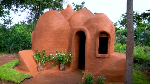 Mud House Construction Techniques In The Forest