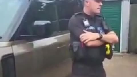 The UK is a dystopia, Man ARRESTED for RE-POSTING causing Anxiety!