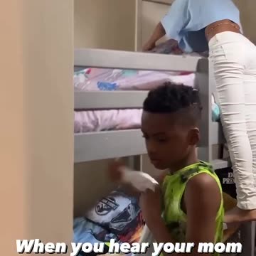 When you hear your mom yelling at your siblings