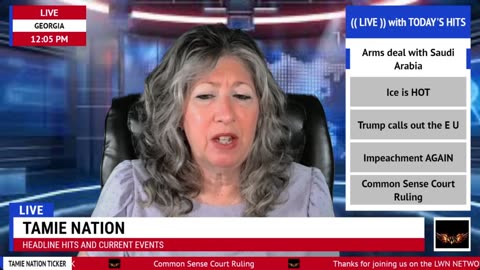 ((LIVE)) ARMS DEAL WITH SAUDI ARABIA ICE IS HOT IMPEACHMENT AGAIN