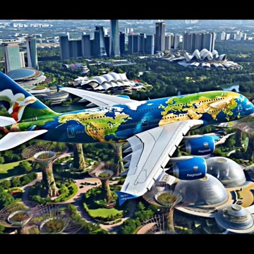 Stunning #A380 World Map Like part of #Nature #Aviation #AeroArduino