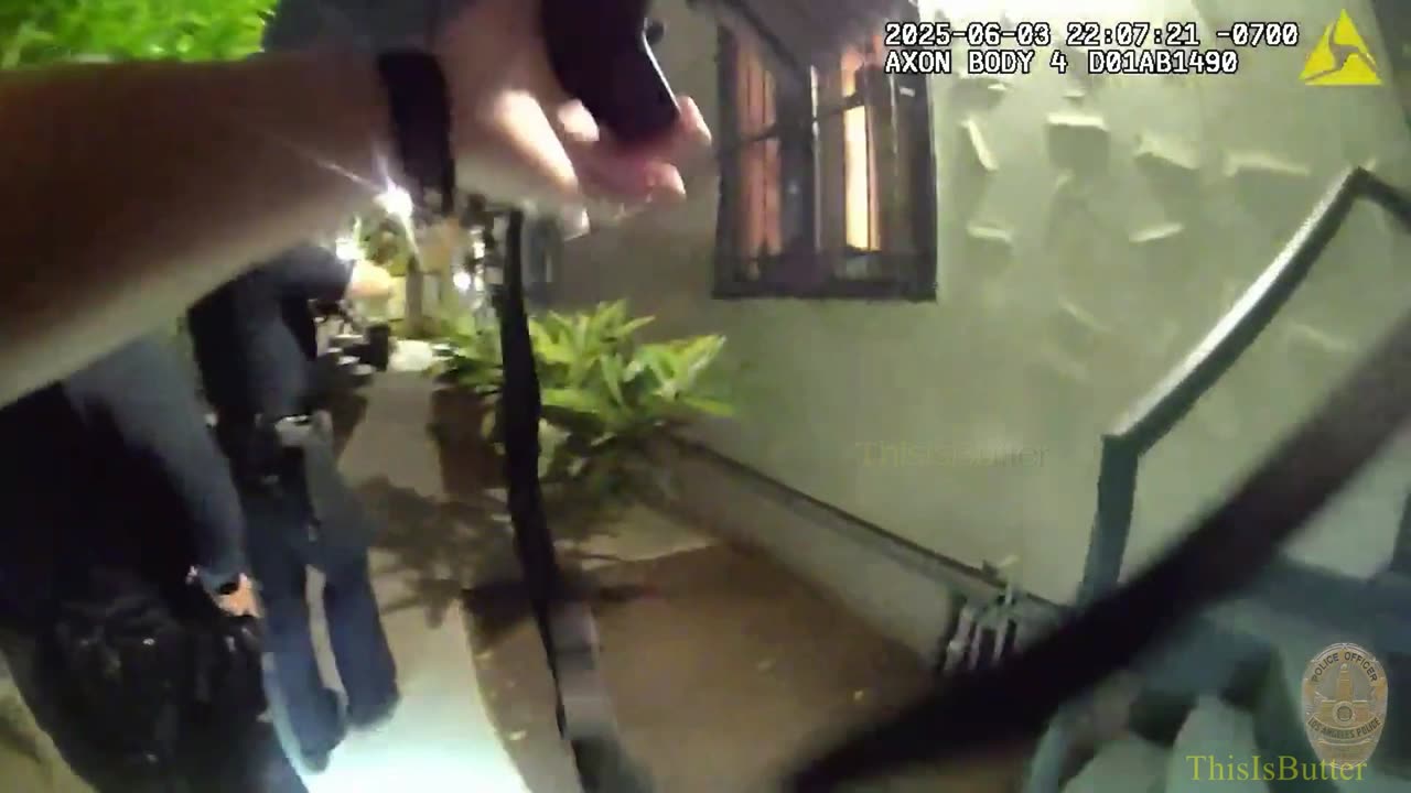 LAPD officers fatally shot a gunman at an apartment complex when they responded to a shooting call