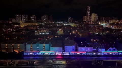 December 19, 2025 - Chicago's Holiday Train on the Red Line