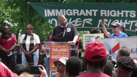 Rally at Lafayette Square Demands Justice for Wrongfully Deported Kilmar Garcia